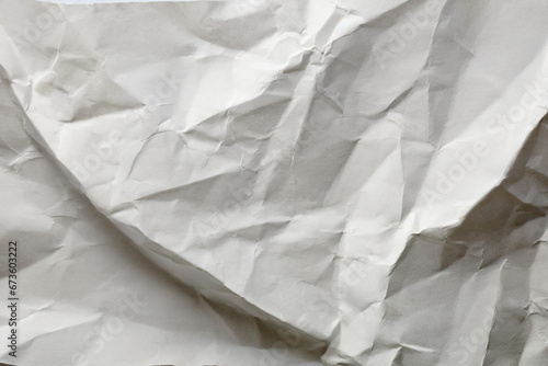 White Crumpled Paper Texture  Wrinkled Paper Texture