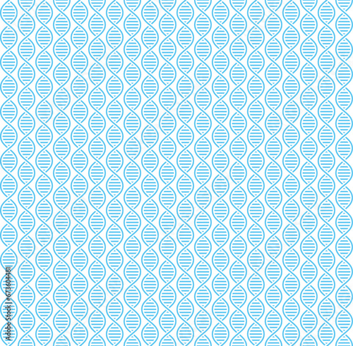 DNA strands. Simple seamless vector pattern