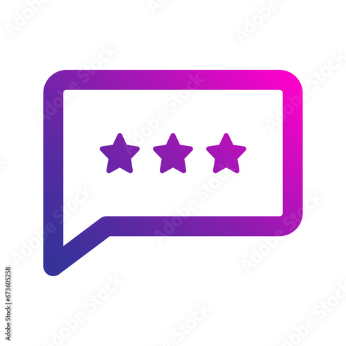 reviews line icon