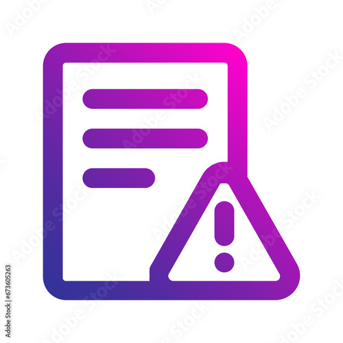 risks line icon