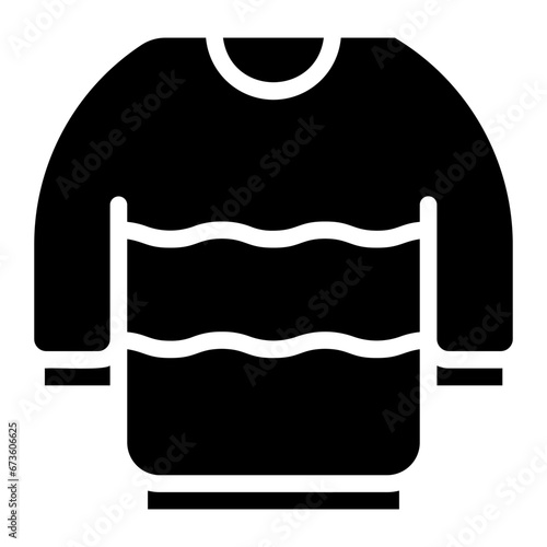 sweater glyph icon
