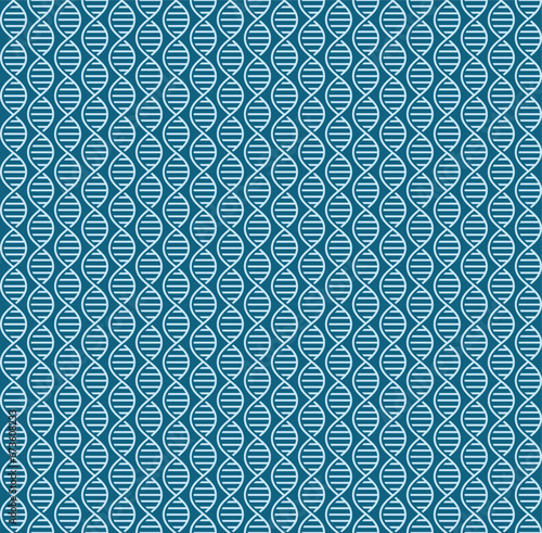 DNA strands. Simple seamless vector pattern