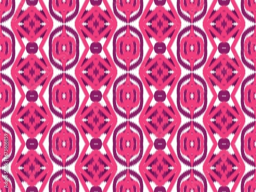 Ikat ethnic pattern seamless. seamless pattern. Design for fabric  curtain  background  carpet  wallpaper  clothing  wrapping  Batik  fabric  pillow  textile card pattern sty