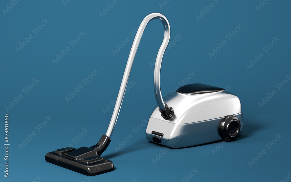 Vacuum cleaner model, home appliances, 3d rendering. Vacuum cleaner model, home appliances, 3d rendering.