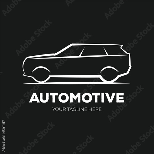 Car Premium Concept Logo Design brand Abstract Lines vector illustration Automobile Sports Motor vehicle silhouette Auto garage automotive