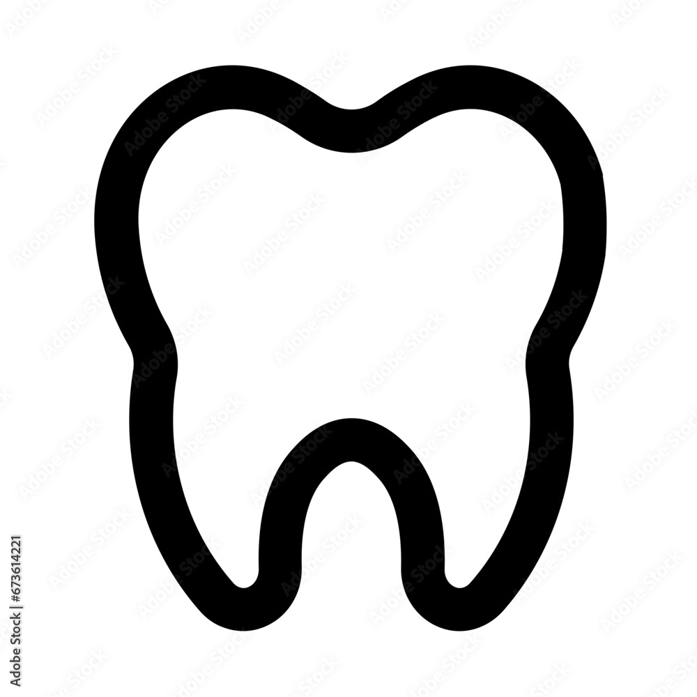 tooth line icon tooth line icon