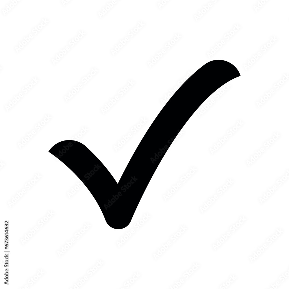 Check mark icon vector illustration eps 10 Check mark icon vector illustration eps 10