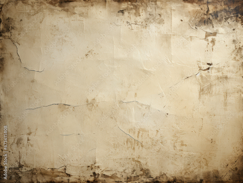 Old Paper Texture with Visible Natural Fibers