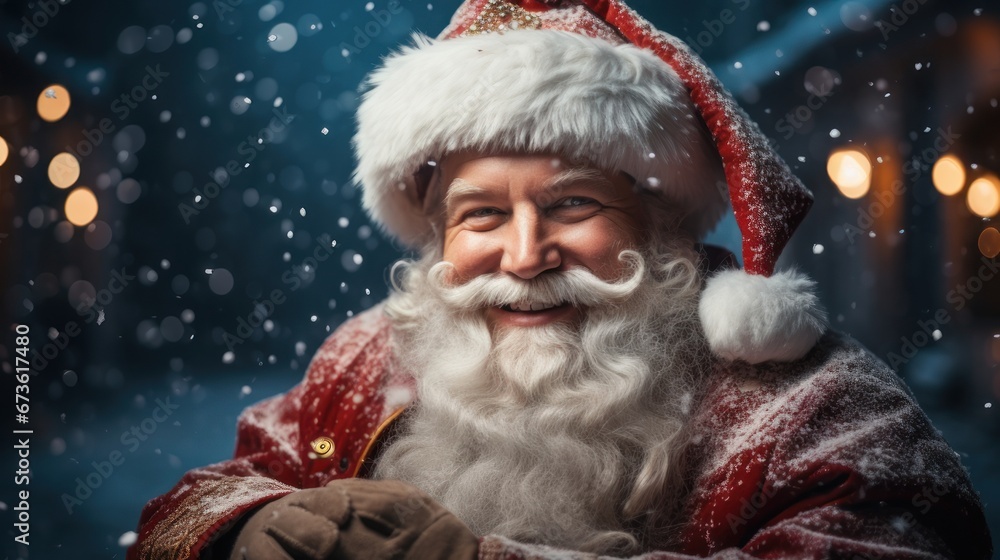 Santa Claus. New Year card Santa Claus. New Year card