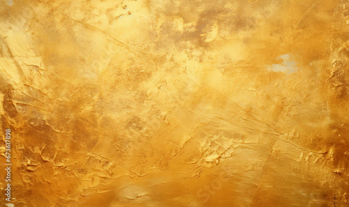 A Textured Yellow Wall Grunge Background