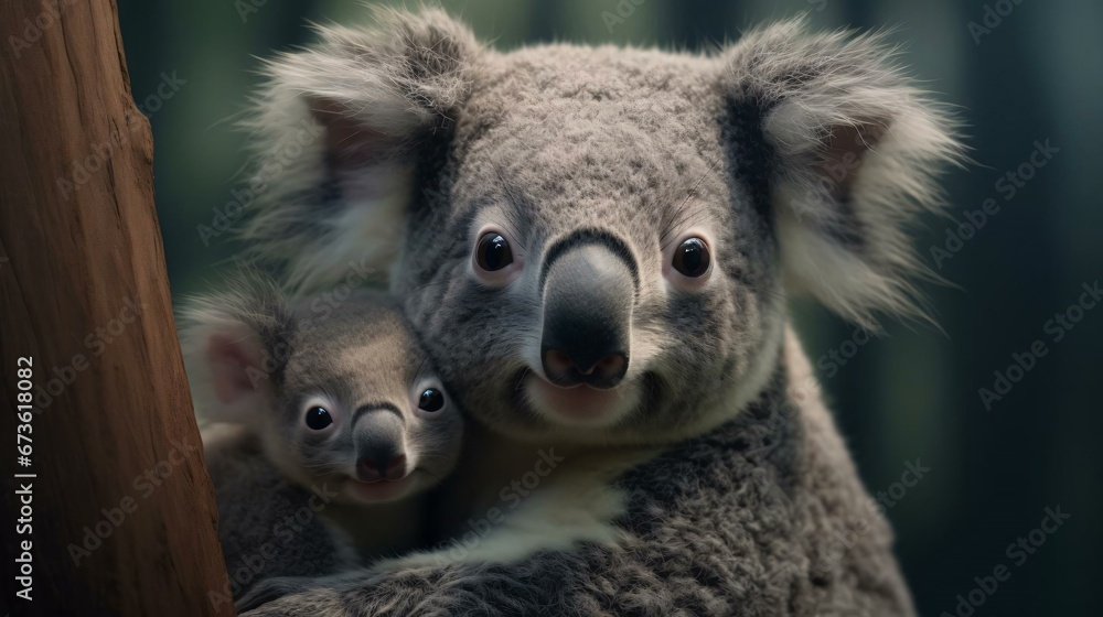a group of koalas