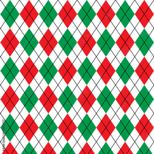 red and green plaid pattern