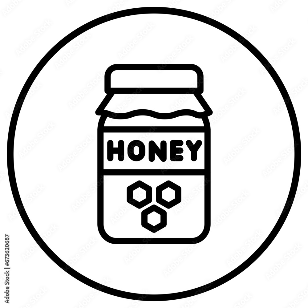 Honey Vector Icon Design Illustration Honey Vector Icon Design Illustration