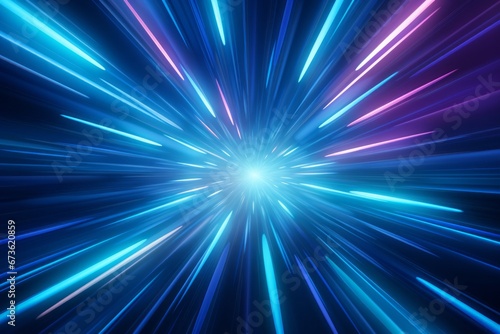 Energetic 3D burst background with radiating lines and dynamic motion photo