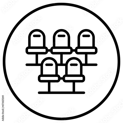 Waiting room Vector Icon Design Illustration
