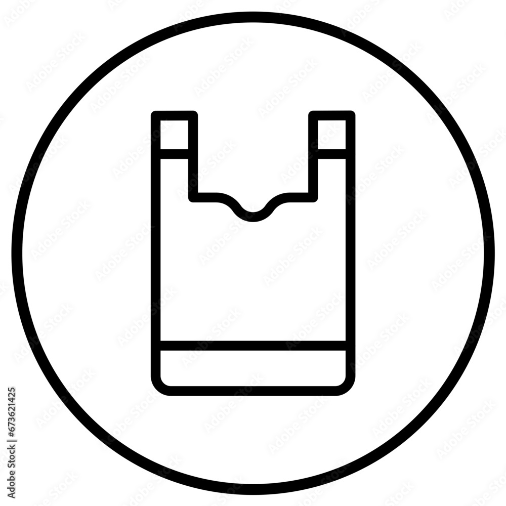 Plastic bag Vector Icon Design Illustration Plastic bag Vector Icon Design Illustration