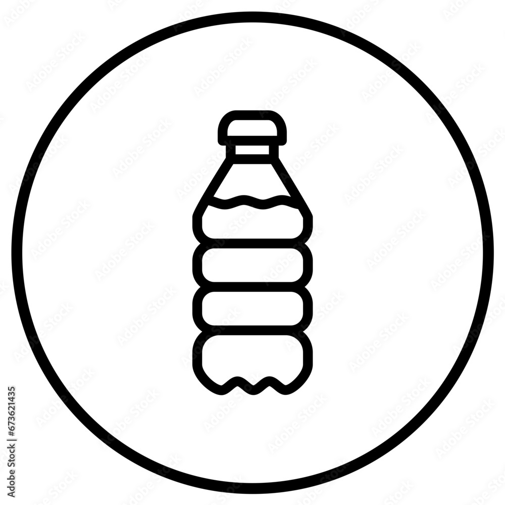 Plastic bottle Vector Icon Design Illustration Plastic bottle Vector Icon Design Illustration
