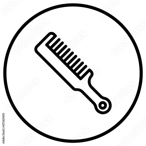 comb Vector Icon Design Illustration