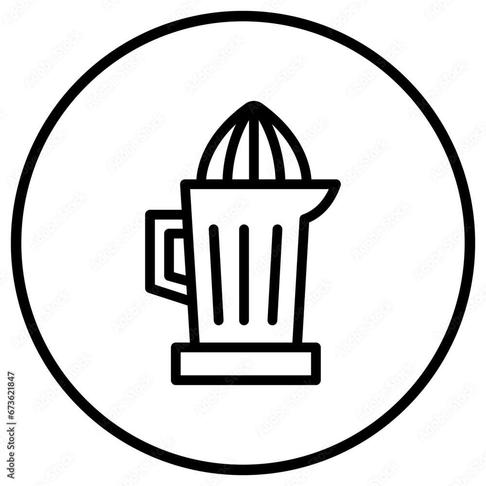 Citrus juicer Vector Icon Design Illustration Citrus juicer Vector Icon Design Illustration