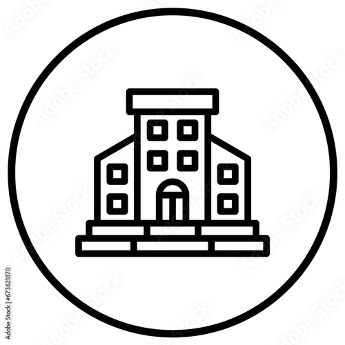 Condo Vector Icon Design Illustration