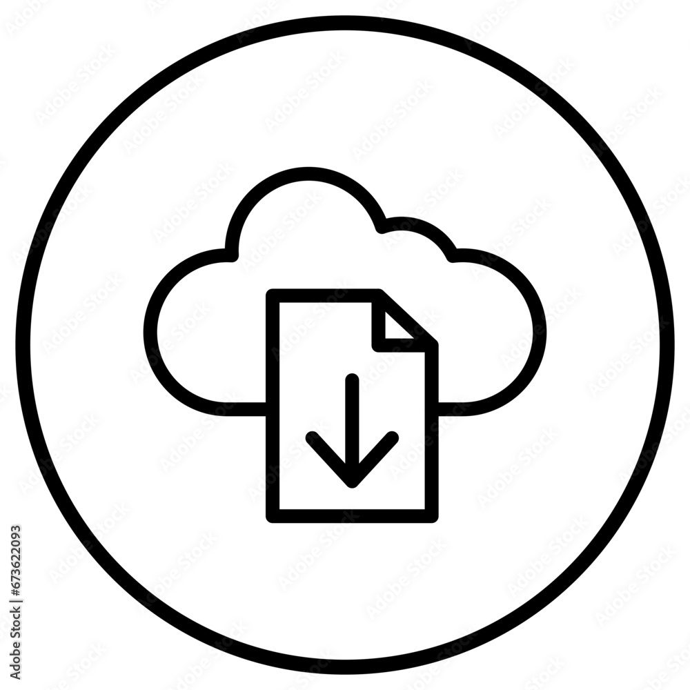 Download file Vector Icon Design Illustration Download file Vector Icon Design Illustration