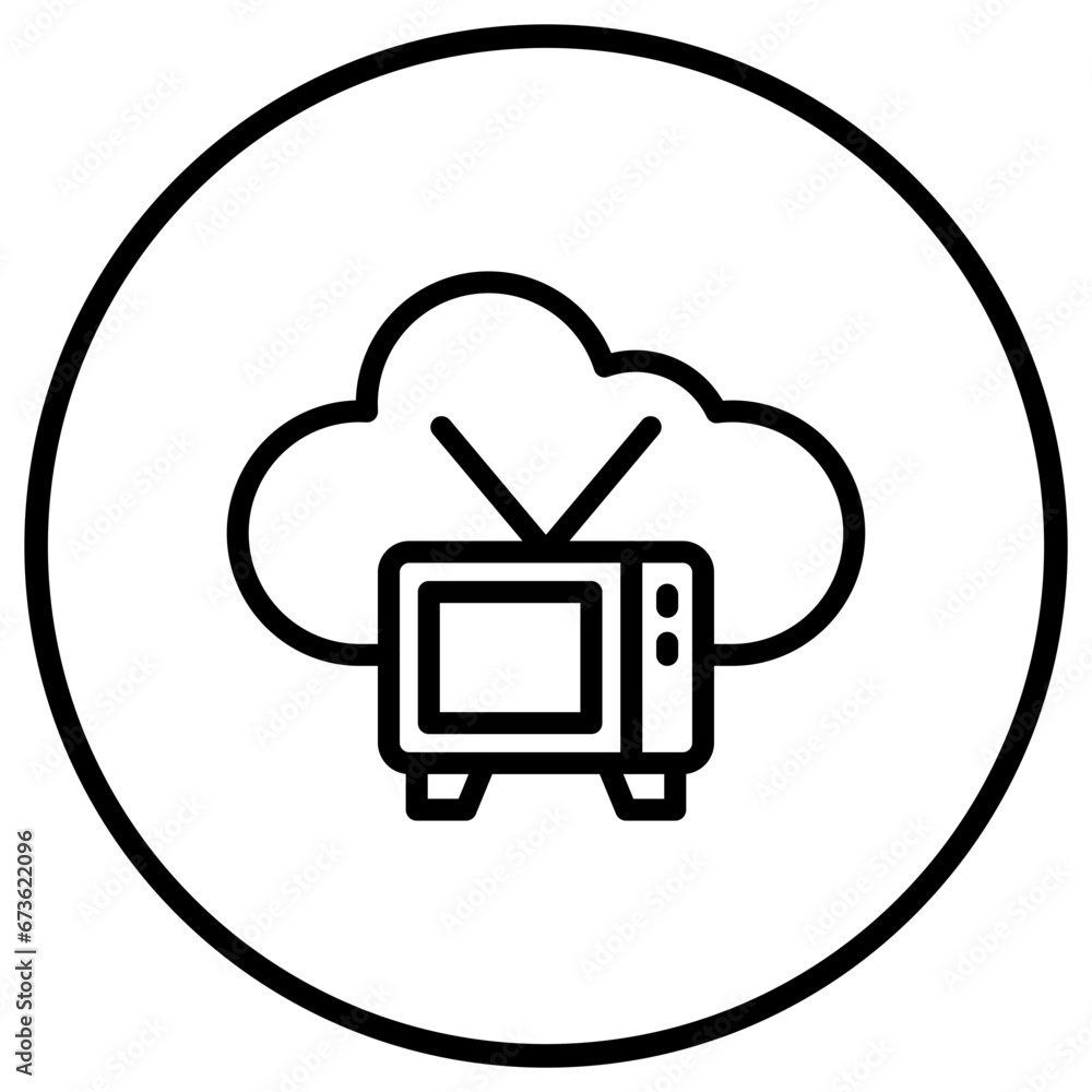 Tv Vector Icon Design Illustration Tv Vector Icon Design Illustration