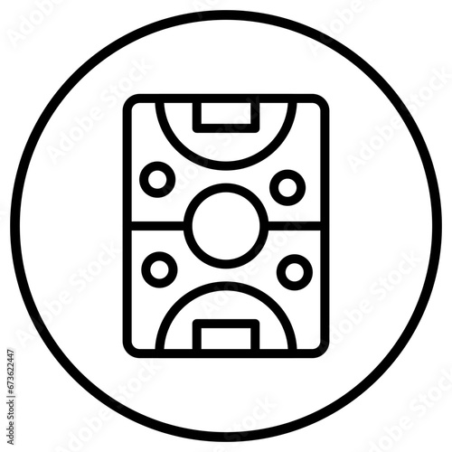 Air hockey Vector Icon Design Illustration