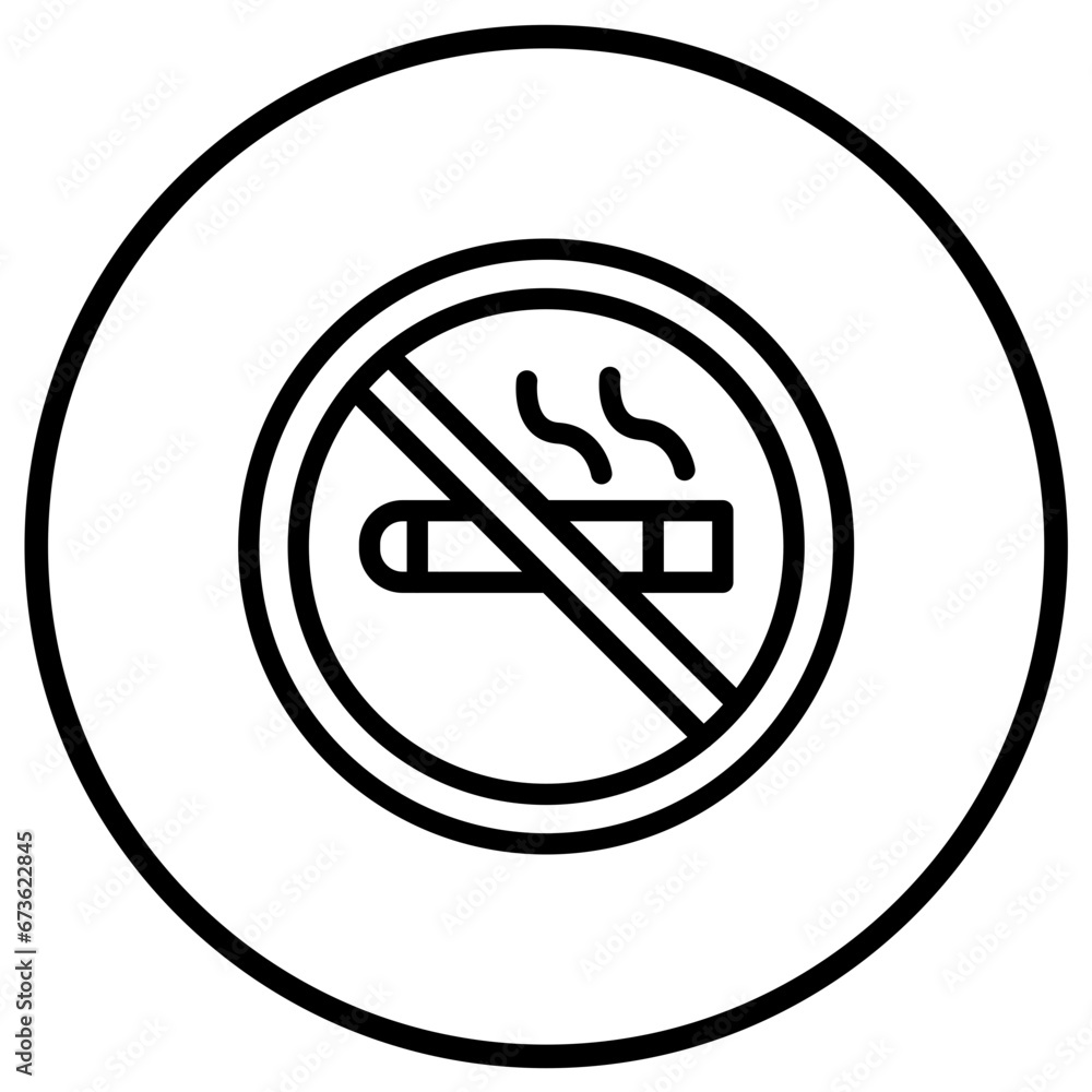 No smoking Vector Icon Design Illustration No smoking Vector Icon Design Illustration