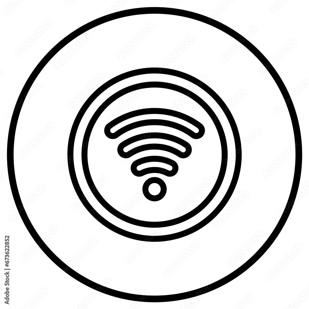 Wifi signal Vector Icon Design Illustration Wifi signal Vector Icon Design Illustration