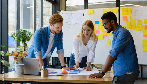 Diverse Coworkers Young Business People