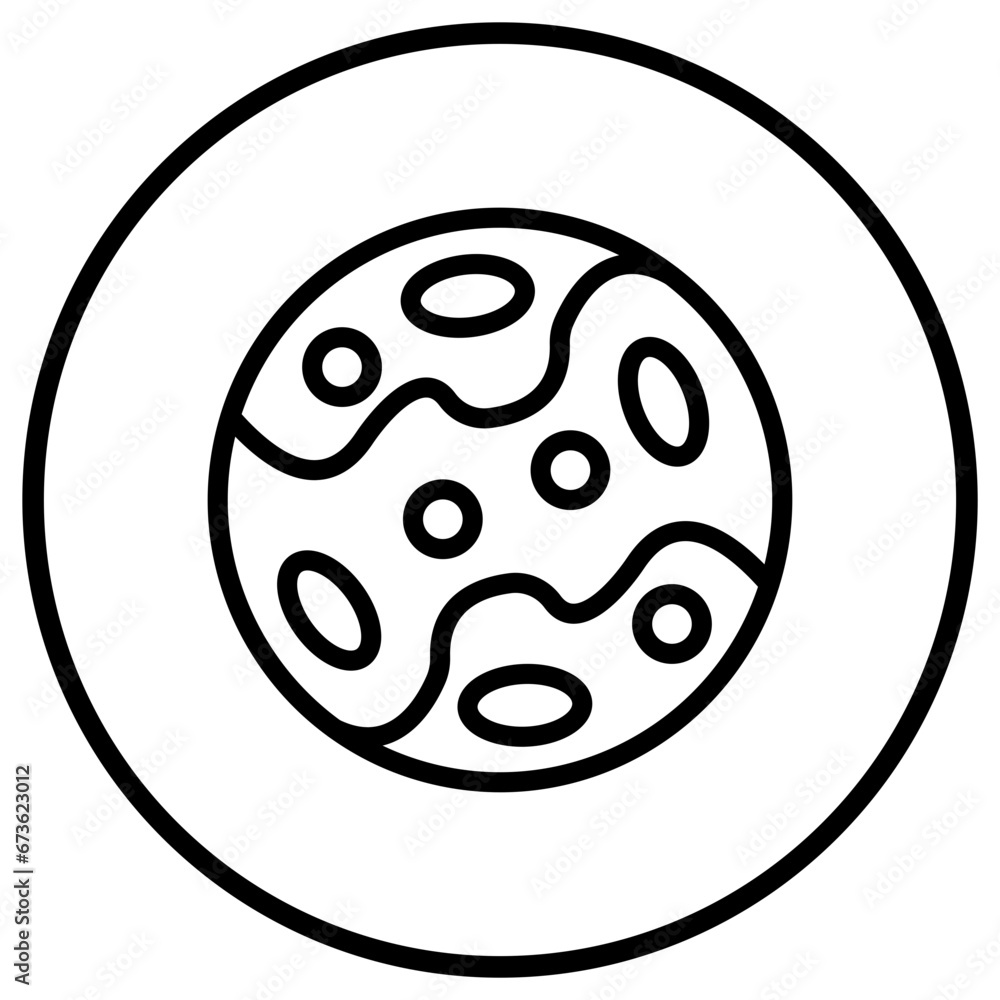 Pluto Vector Icon Design Illustration Pluto Vector Icon Design Illustration