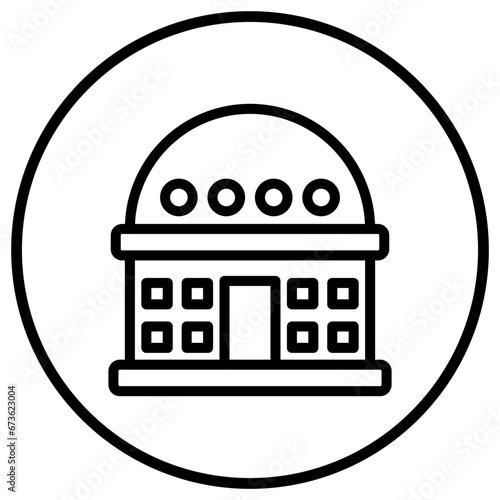 Planetarium Vector Icon Design Illustration