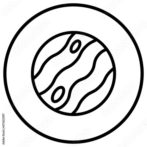 Uranus Vector Icon Design Illustration