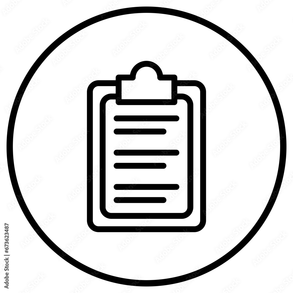 Clipboard Vector Icon Design Illustration Clipboard Vector Icon Design Illustration
