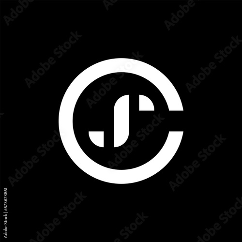Modern jsc letter company logo design
