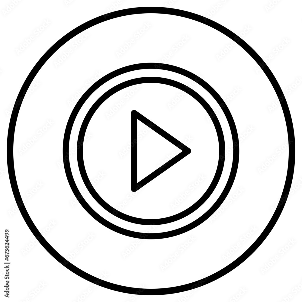 Play button Vector Icon Design Illustration Play button Vector Icon Design Illustration