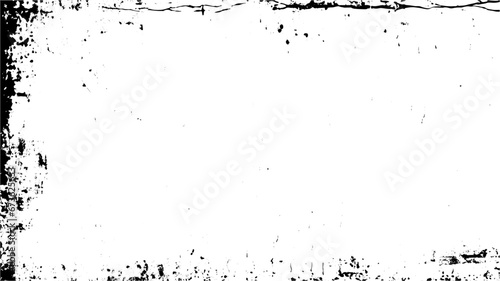 Black grunge brush texture white and black. Distressed texture. Black and white grunge background. 