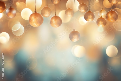 Dreamy bokeh background in holiday charm