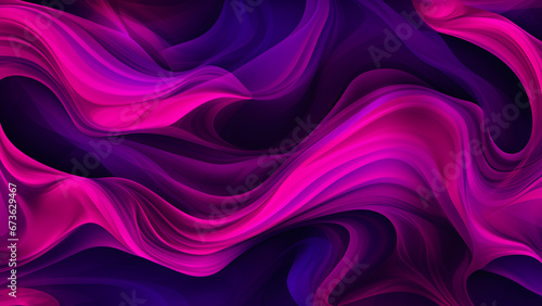 Vibrant Neon Pink and Electric Purple Abstract Pattern