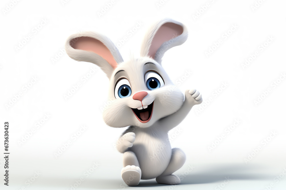 baby rabbit, AI generated baby rabbit, AI generated