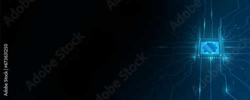 Abstract background image, technology concept, cog circuit board, electronic network