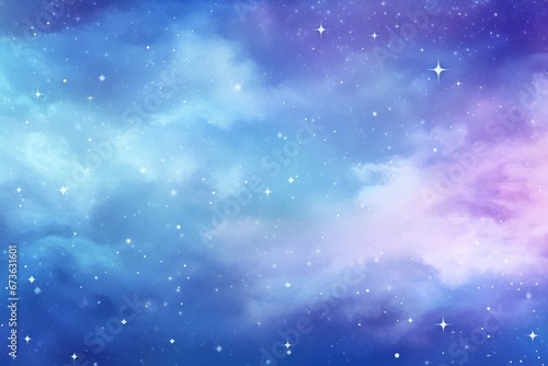 space starry sky fantasy hand drawing backgrounds web graphics, Generative AI