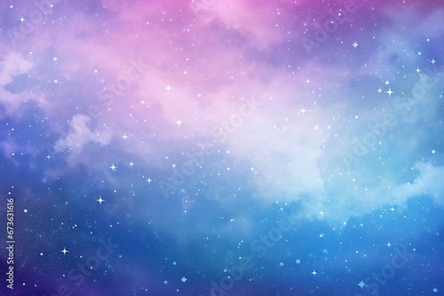 space starry sky fantasy hand drawing backgrounds web graphics, Generative AI