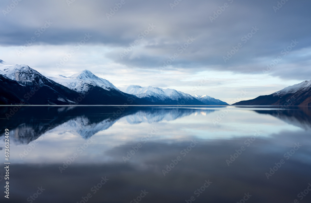 Fototapeta premium Landscape Photography of Snow Capped Mountains 