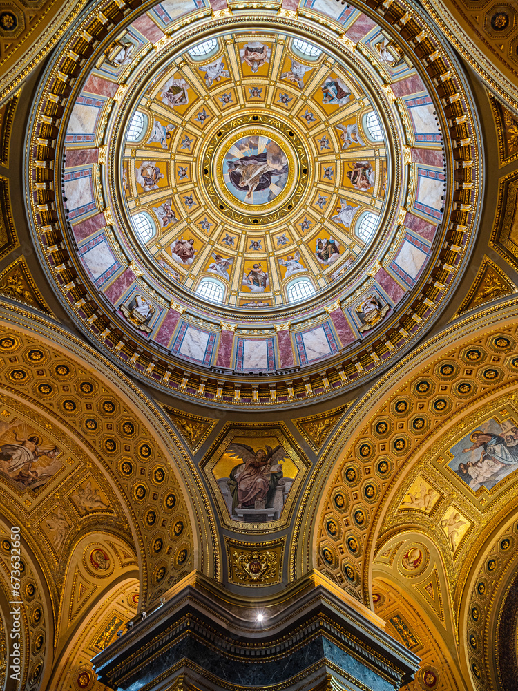 The St. Stephen's Basilica in Budapest