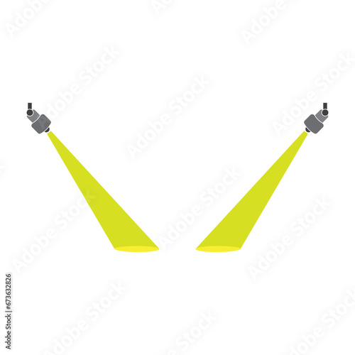 spot light icon vector