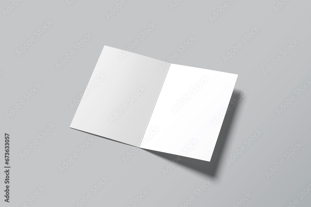 A4 Bifold Blank Mockup A4 Bifold Blank Mockup