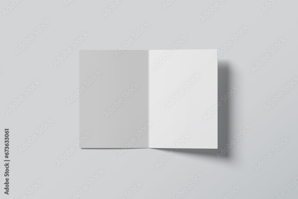 A4 Bifold Blank Mockup A4 Bifold Blank Mockup
