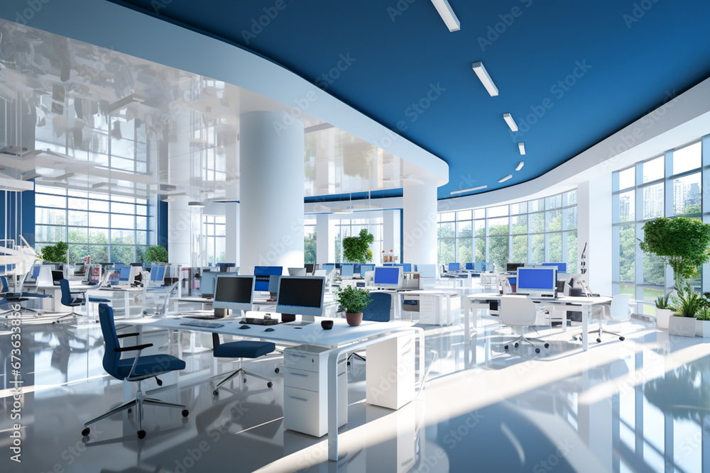 Modern office interior.