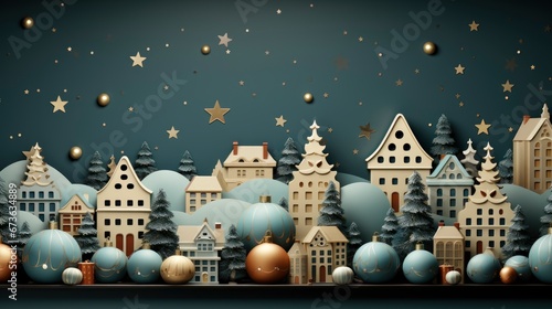 Lovely Christmas Background With Flat Design  Merry Christmas Background  Hd Background